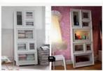 Ikea Ps 2012 vitrinekast/pronkkast wit zware kast, Ophalen, 50 tot 100 cm, Glas, 150 tot 200 cm
