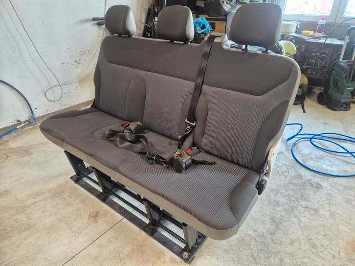 Bank 3 zits buscamper met gordels, Auto-onderdelen, Interieur en Bekleding, Universele onderdelen, Gebruikt, Ophalen