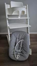 Stokke Tripp Trapp Stoel met Newborn Set, Ophalen of Verzenden, Zo goed als nieuw, Meegroeistoel, Gordel(s)