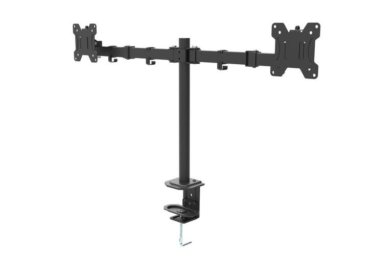 Dubbele monitorarm 13-27 inch, Computers en Software, Laptopstandaarden, Nieuw