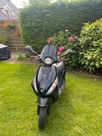 Piaggio Zip 4T 2014 - Zwart, laag windscherm, valbeugels, Fietsen en Brommers, Scooters | Piaggio, Ophalen, Gebruikt, Maximaal 45 km/u