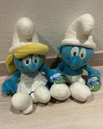 Set 2 smurfen Smurf en Smurfin knuffel 25 cm ah Albert Heijn, Verzamelen, Smurfen, Ophalen of Verzenden, Nieuw, Smurfin, Poppetje, Figuurtje of Knuffel