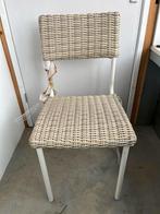 Stoel metaal wicker, Ophalen of Verzenden, Nieuw, Metaal, Eén
