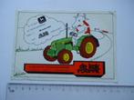 sticker oud John Deere traktor tractor trekker esbeek nb, Verzenden, Zo goed als nieuw, Bedrijf of Vereniging