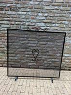 haardscherm en haardbokken, Ophalen, Gebruikt, Vrijstaande haard, Houthaard