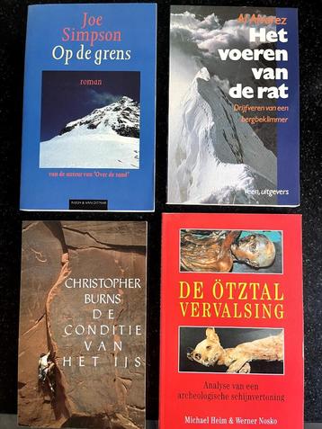 Vier boeken voor bergsportliefhebbers beschikbaar voor biedingen