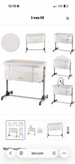 Co sleeper lichtgrijs, Kinderen en Baby's, Ophalen, Zo goed als nieuw, Wieg