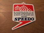 Speedo sticker, Ophalen of Verzenden, Zo goed als nieuw