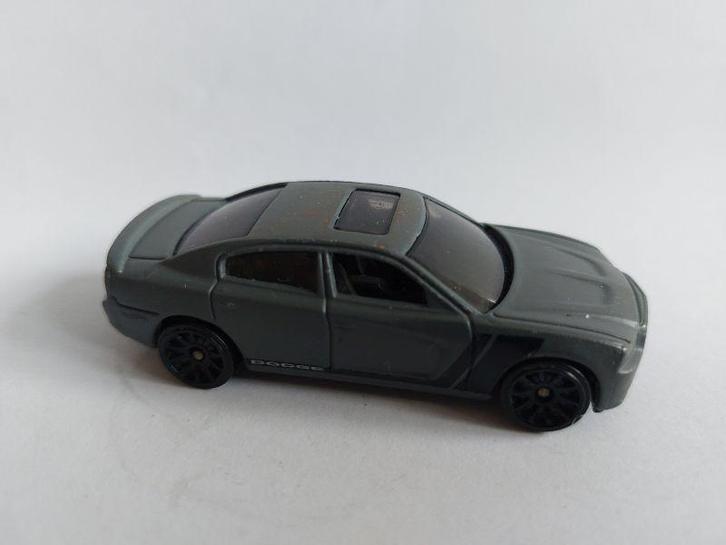 Dodge Charger RT Hot Wheels mat donker grijs 3inch modelauto, Hobby en Vrije tijd, Modelauto's | Overige schalen, Nieuw, Auto
