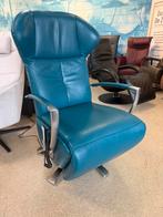 Meubelzorg relax stoel fauteuil gratis bezorgd en garantie, Minder dan 75 cm, Leer, Zo goed als nieuw, 50 tot 75 cm