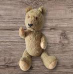 Antieke teddy beer , strovulling, piep in buik en beweegbaar, Antiek en Kunst, Antiek | Speelgoed, Ophalen of Verzenden