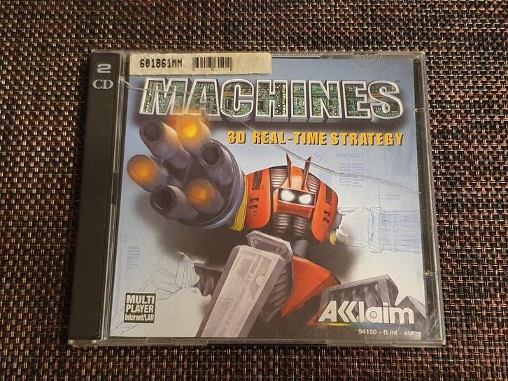 PC CD-ROM - Machines 3D real time strategy 1999 Acclaim 2cd, Spelcomputers en Games, Games | Pc, Zo goed als nieuw, Strategie en Constructie