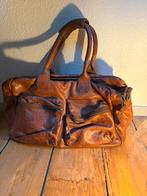 Leren tas - cowboysbag cognac, 40 tot 60 cm, Bruin, Minder dan 35 cm, Ophalen of Verzenden
