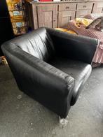 Fauteuil gratis echt leder, Ophalen, Eenpersoons, 75 tot 100 cm, Zo goed als nieuw