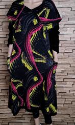 NAVEED - Kleurrijke A-Lijn Jurk, maat 46/48, Kleding | Dames, Grote Maten, Overige kleuren, Verzenden, Jurk, Zo goed als nieuw