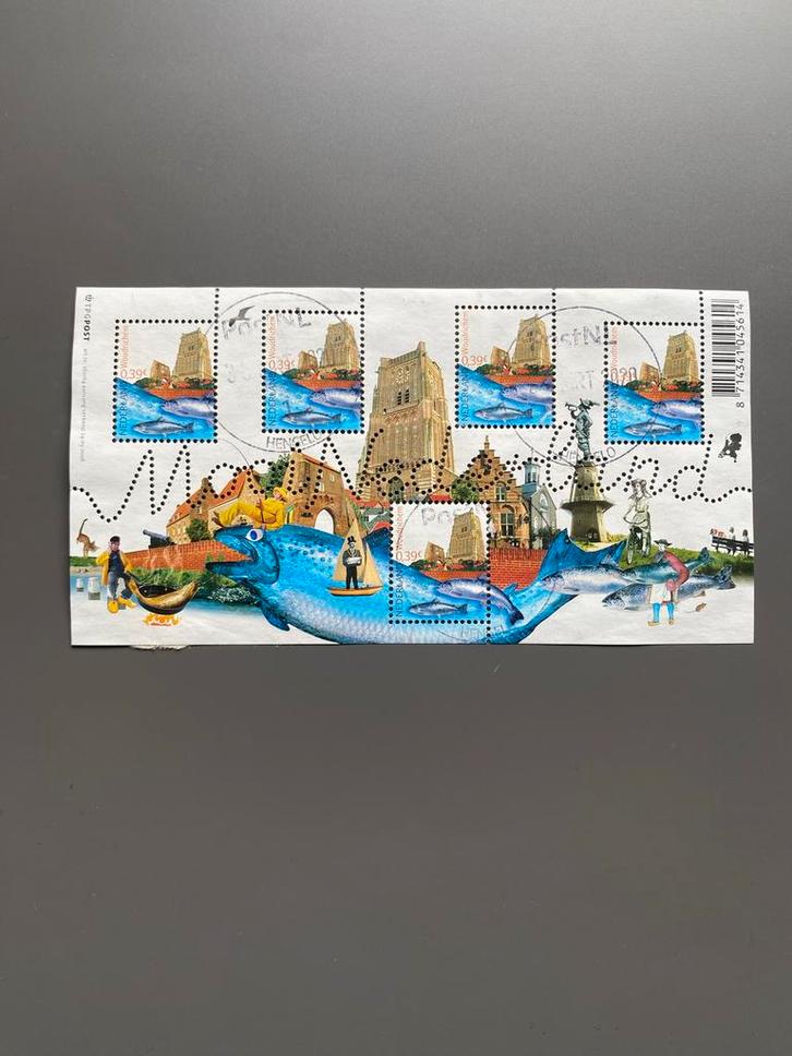 Mooi Nederland velletje Woudrichem NVPH 2421, Postzegels en Munten, Postzegels | Nederland, Gestempeld, Na 1940, Ophalen of Verzenden