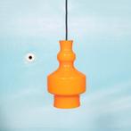 Space age glazen hanglamp oranje Raak B1202 l glass pendant, Minder dan 50 cm, Gebruikt, Ophalen of Verzenden, Glas