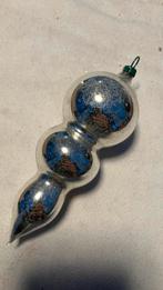 Vintage antieke kerstbal, zilver, Diversen, Kerst, Ophalen of Verzenden, Zo goed als nieuw