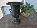 Brocante tuinvaas groen, Tuin en Terras, Tuinvazen, Gebruikt, *, *, Ophalen