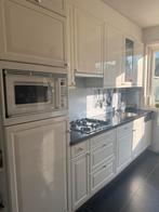 Keuken met composiet aanrechtblad incl. apparatuur, Ophalen, Gebruikt, Enkelwandige keuken, Hoogglans of Gelakt