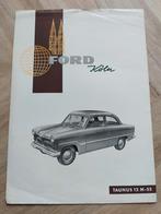Ford Taunus 12 M -55 specificaties sheet buitenlandstalig, Boeken, Auto's | Folders en Tijdschriften, Ophalen of Verzenden, Zo goed als nieuw