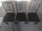 3 ikea 'stefan' houten stoelen (met kussentje), Huis en Inrichting, Stoelen, Ophalen, Twee