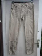 Broek ANGELS mt 40  beige met  vage print, Maat 38/40 (M), Verzenden, Beige, Nieuw
