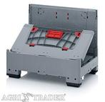 Opvouwbare palletbox 800x600x730mm met 4 inwerpluiken, gebru, Ophalen of Verzenden