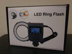 Nieuwe Led Ring flitser met accessoires, Audio, Tv en Foto, Fotografie | Flitsers, Nieuw, Ophalen of Verzenden