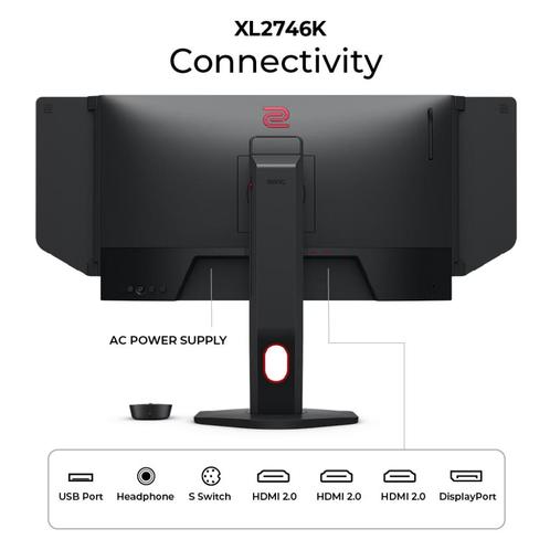 BenQ Zowie XL2746K Esports monitor 27 inch, Computers en Software, Monitoren, Zo goed als nieuw, 201 Hz of meer, DisplayPort, DVI