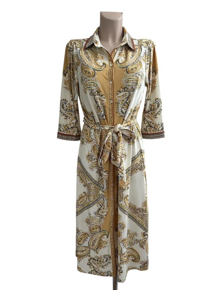 K-Design jurk M, Kleding | Dames, Jurken, Zo goed als nieuw, Maat 38/40 (M), Onder de knie, Ophalen of Verzenden