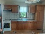 Hele keuken. Eikenhouten front. 340 cm, Ophalen, Gebruikt, Bruin