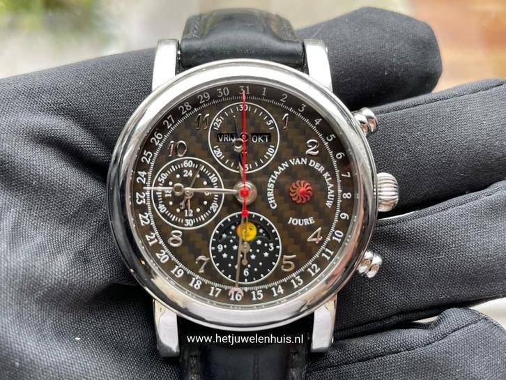 Christiaan van der Klaauw Ariadne V8 Carbon incl. garantie, Sieraden, Tassen en Uiterlijk, Horloges | Heren, Zo goed als nieuw