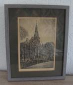 Louis Landre '' raamgracht Amsterdam '' - nieuw ingelijst, Antiek en Kunst, Ophalen of Verzenden