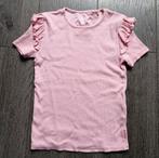 Leuk ribbel shirt WE! 122/128, Kinderen en Baby's, Kinderkleding | Maat 122, WE, Meisje, Ophalen of Verzenden, Zo goed als nieuw