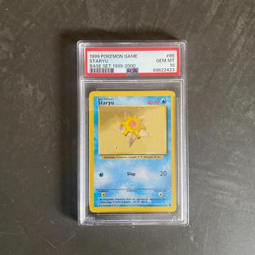 Pokemon Base Set 1999-2000 Staryu #65 PSA 10 beschikbaar voor biedingen