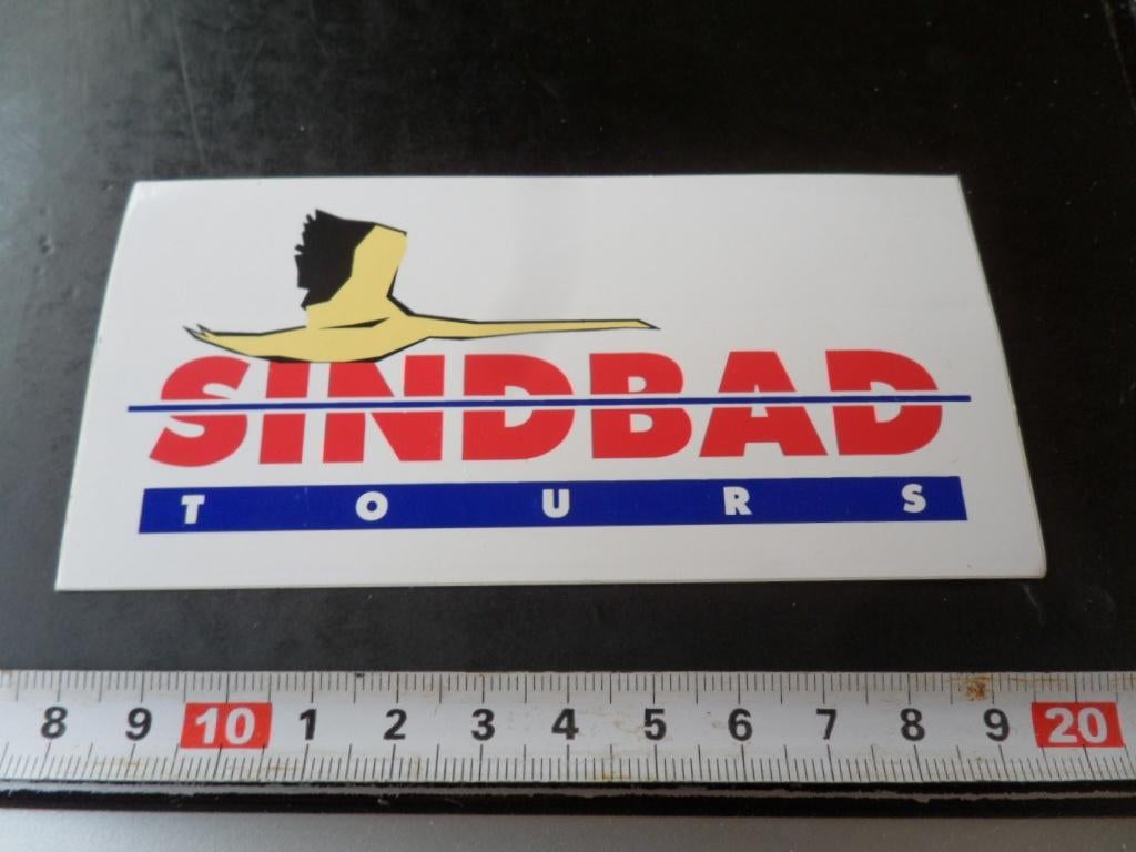 sticker SINDBAD Tours  BW214 *, Ophalen, Zo goed als nieuw