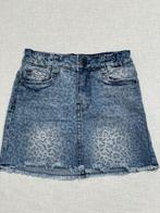 Jeans rokje Luipaard print, Kinderen en Baby's, Kinderkleding | Maat 122, Meisje, Ophalen of Verzenden, Zo goed als nieuw, Jurk of Rok