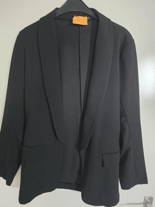 dames blazer zwart (55), Kleding | Dames, Jasjes, Kostuums en Pakken, Zo goed als nieuw, Jasje, Maat 46/48 (XL) of groter, Zwart