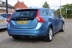 Volvo V60 2.4 D6 AWD Plug-In Hybrid Summum (bj 2014), Automaat, Zwart, Blauw, Leder