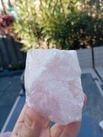 Ruwe Rozenkwarts - 375 gr, 9 cm, Ophalen of Verzenden