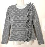 Juffrouw Jansen geblokte top maat 38/40