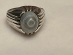Bijzondere zilveren Herenring Agaath ., Gebruikt, 20 of groter, Verzenden, Dame of Heer