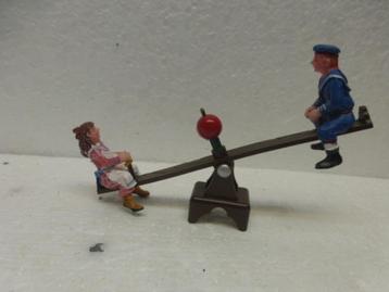 lemax Seesaw Fun kerstdorp poppetjes figurines accessoires beschikbaar voor biedingen