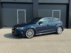 Audi A3 1.5 Tfsi 150pk CoD Ultra S Tronic 2018 Blauw s-line, Auto's, 1498 cc, 4 cilinders, Blauw, Leder en Stof