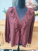 Nieuwe Zara blouse met broderie, Kleding | Dames, Blouses en Tunieken, Verzenden, Nieuw