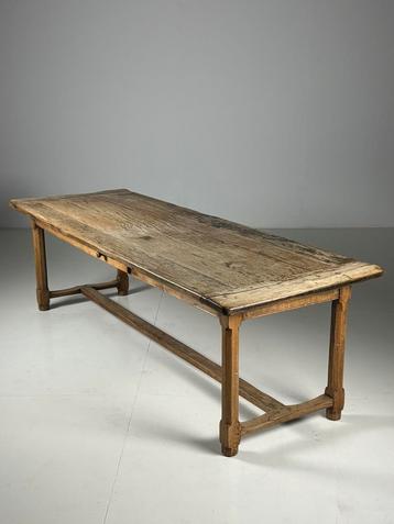 Kloostertafel eettafel landelijk eiken 250cm beschikbaar voor biedingen