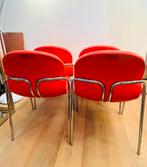 Set van 4 stapelbare Wilkhahn-stoelen, Bauhaus-stijl, Huis en Inrichting, Stoelen, Ophalen of Verzenden, Zo goed als nieuw, Kunststof