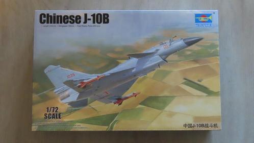 Chengdu J-10B Trumpeter 1/72, Hobby en Vrije tijd, Modelbouw | Vliegtuigen en Helikopters, Nieuw, Vliegtuig, 1:72 tot 1:144, Overige merken