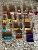 Poppenkast meubilair - 20 stuks -, Kinderen en Baby's, Speelgoed | Houten speelgoed, Ophalen, Gebruikt